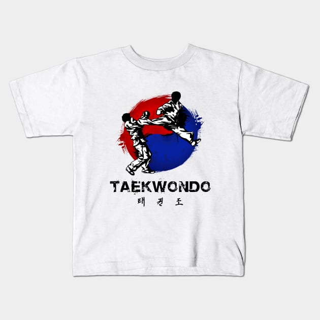 Taekwondo Kids T-Shirt by juyodesign